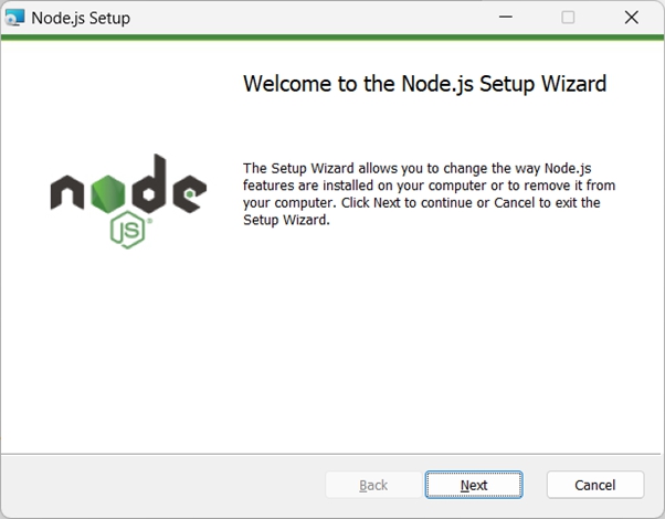 Nodejs 设置向导