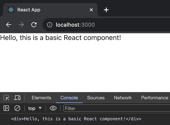 基本 React 组件